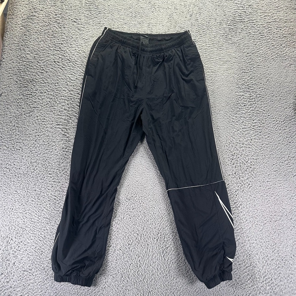 Nike SB Pant Mens S Black Nylon Jogger Tapered Mesh Lined Skateboarding Stretch